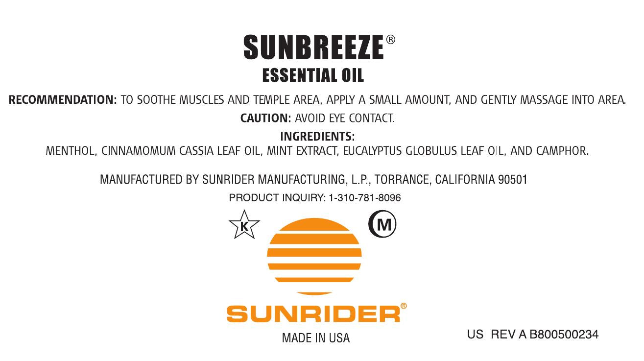 Sunbreeze Essential Oil (Healing Ointment) - Coming Soon